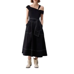 Abito donna con scollo bardot