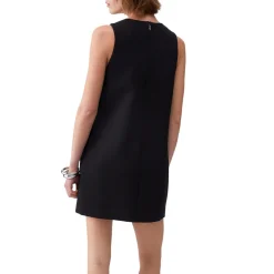Abito donna corto con ricami gioiello