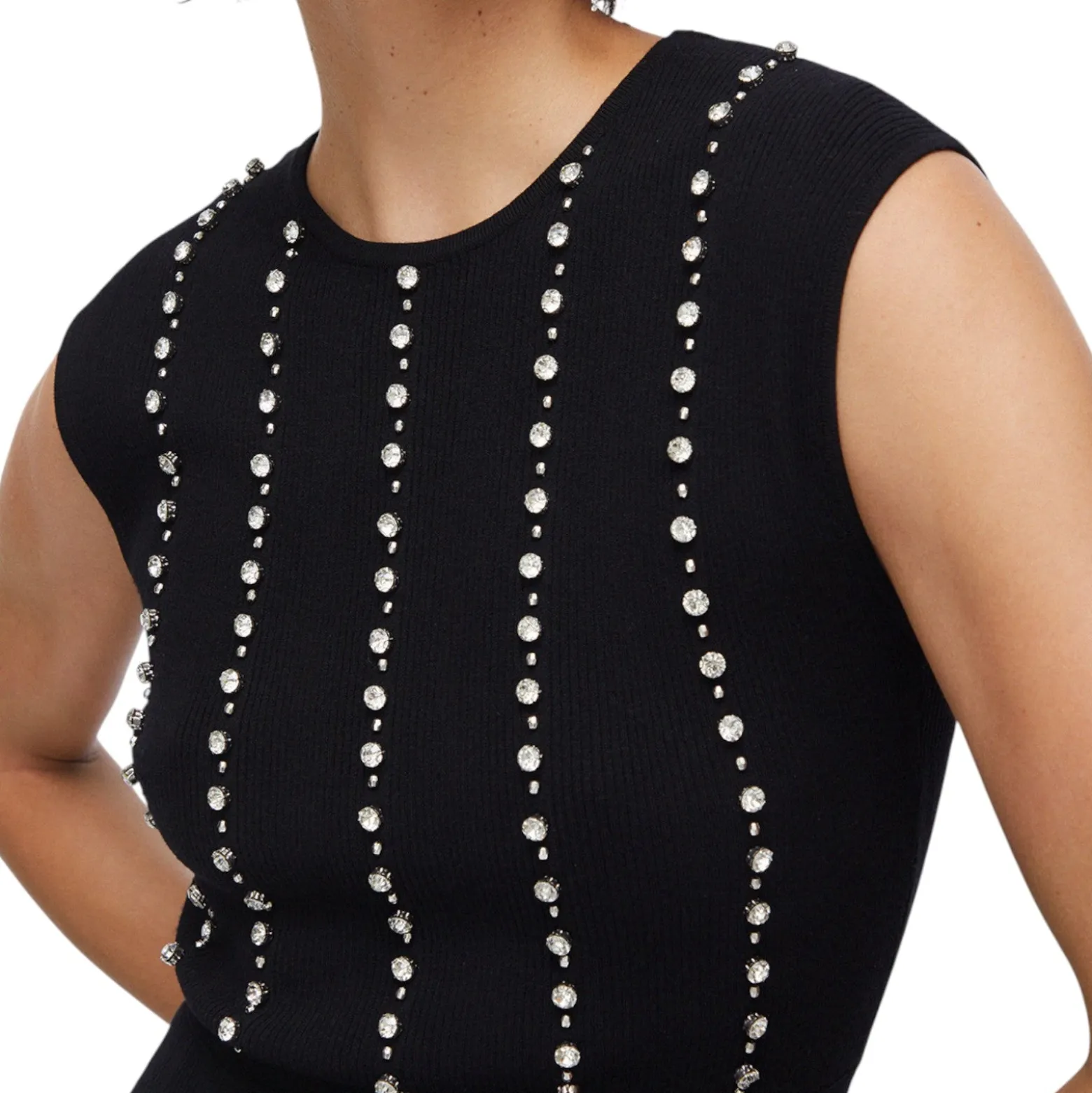 Abito donna corto in maglia