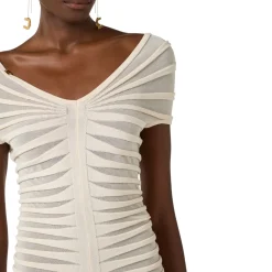 Abito donna in filato di cotone e viscosa
