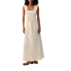 Abito donna lungo con rouches