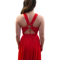 Abito donna lungo in chiffon
