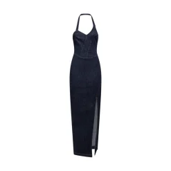 Abito donna lungo in denim