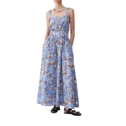 Abito donna lungo in popeline