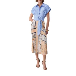 Abito donna midi plissettato
