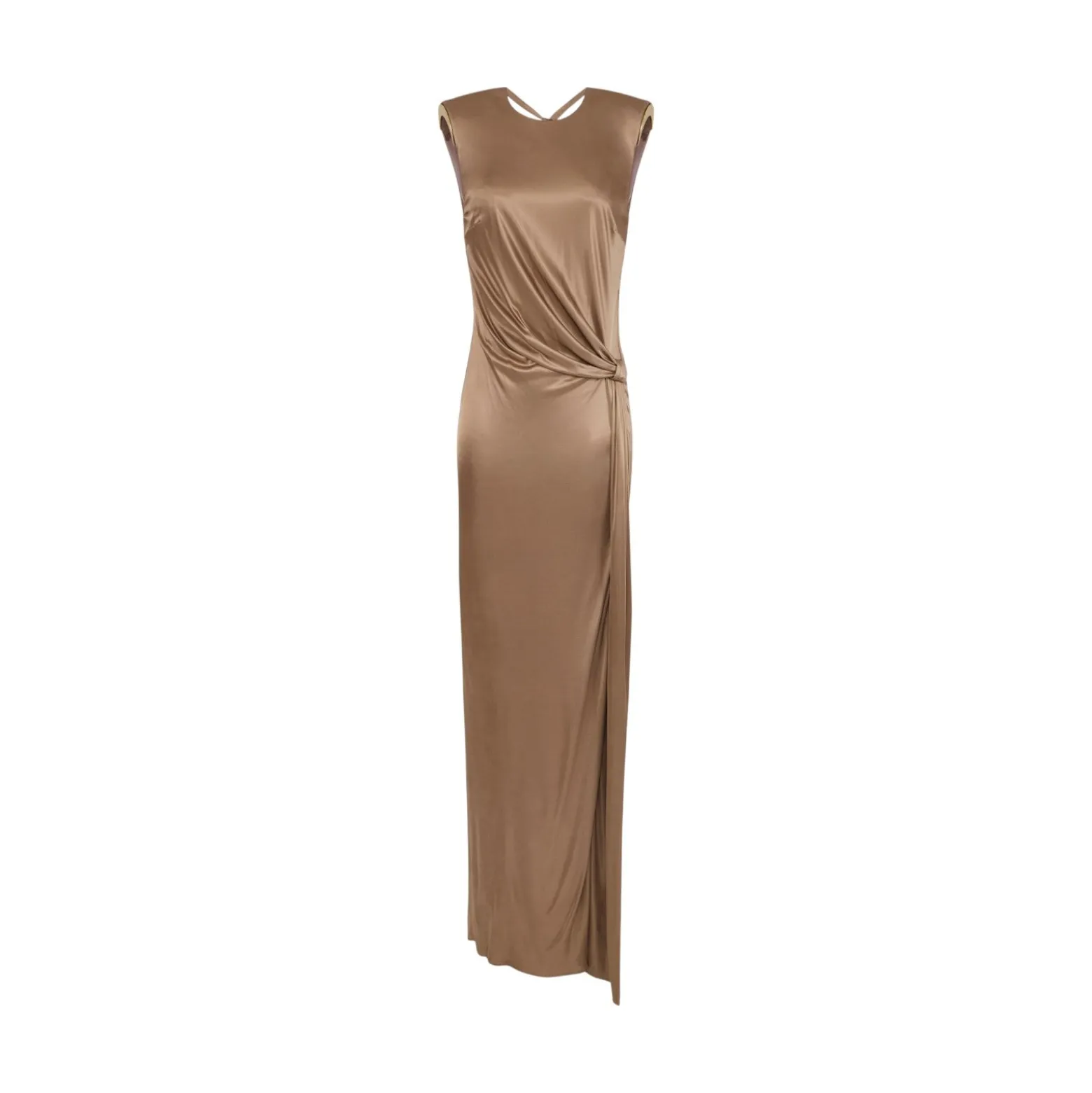 Abito donna Red Carpet in jersey di viscosa lucida