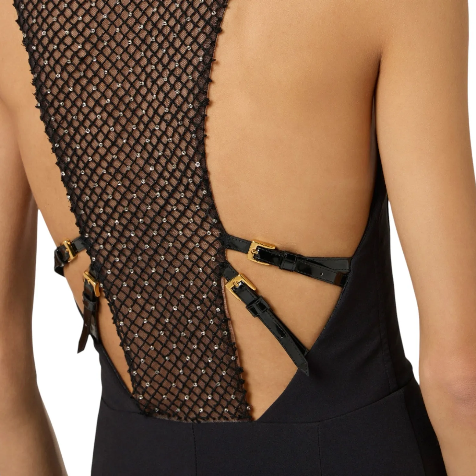 Abito donna Red Carpet in crêpe leggero con elastici