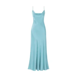 Abito donna slipdress lungo in satin