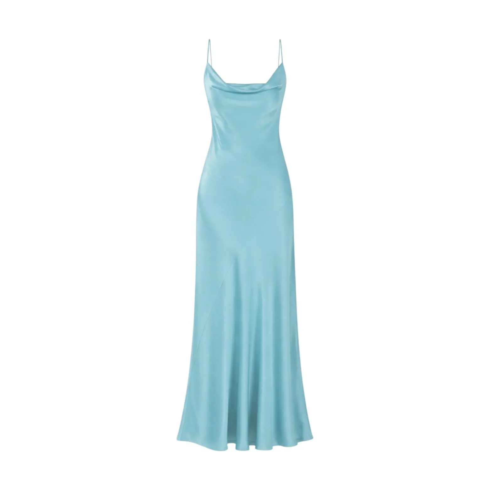 Abito donna slipdress lungo in satin