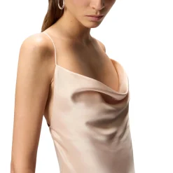 Abito donna slipdress lungo in satin