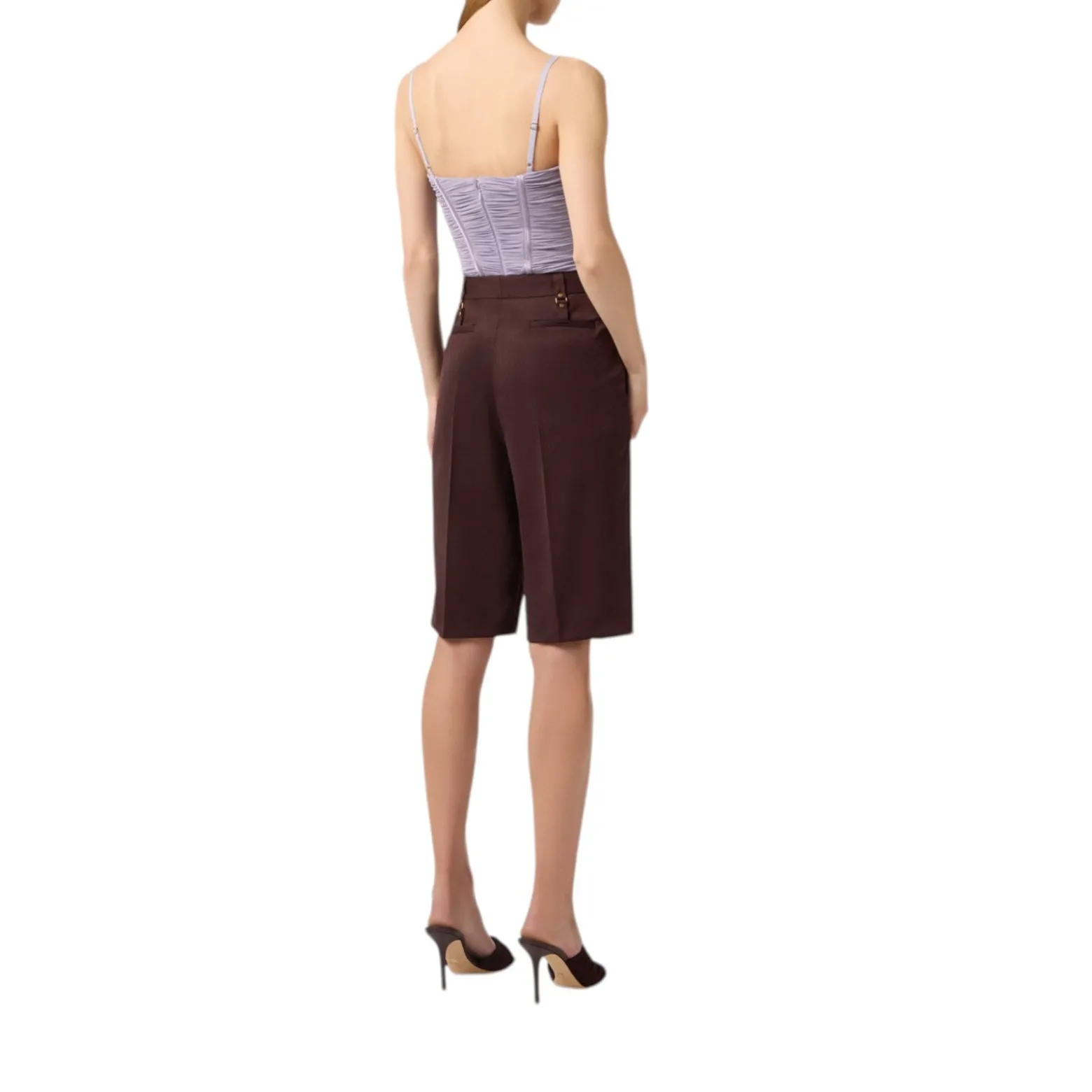 Bermuda donna in fresco lana