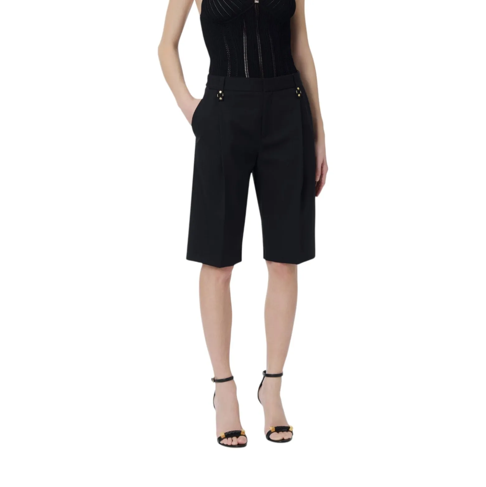 Bermuda donna in fresco lana