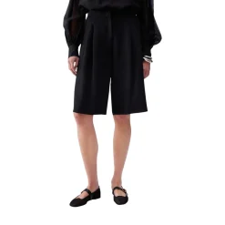 Bermuda donna in misto lino