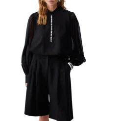 Blusa donna con ricami gioiello