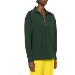 Blusa donna in fresco lana