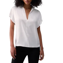 Blusa donna in raso