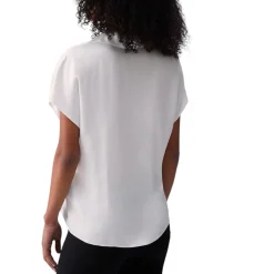 Blusa donna in raso