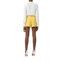 Body donna in georgette di viscosa