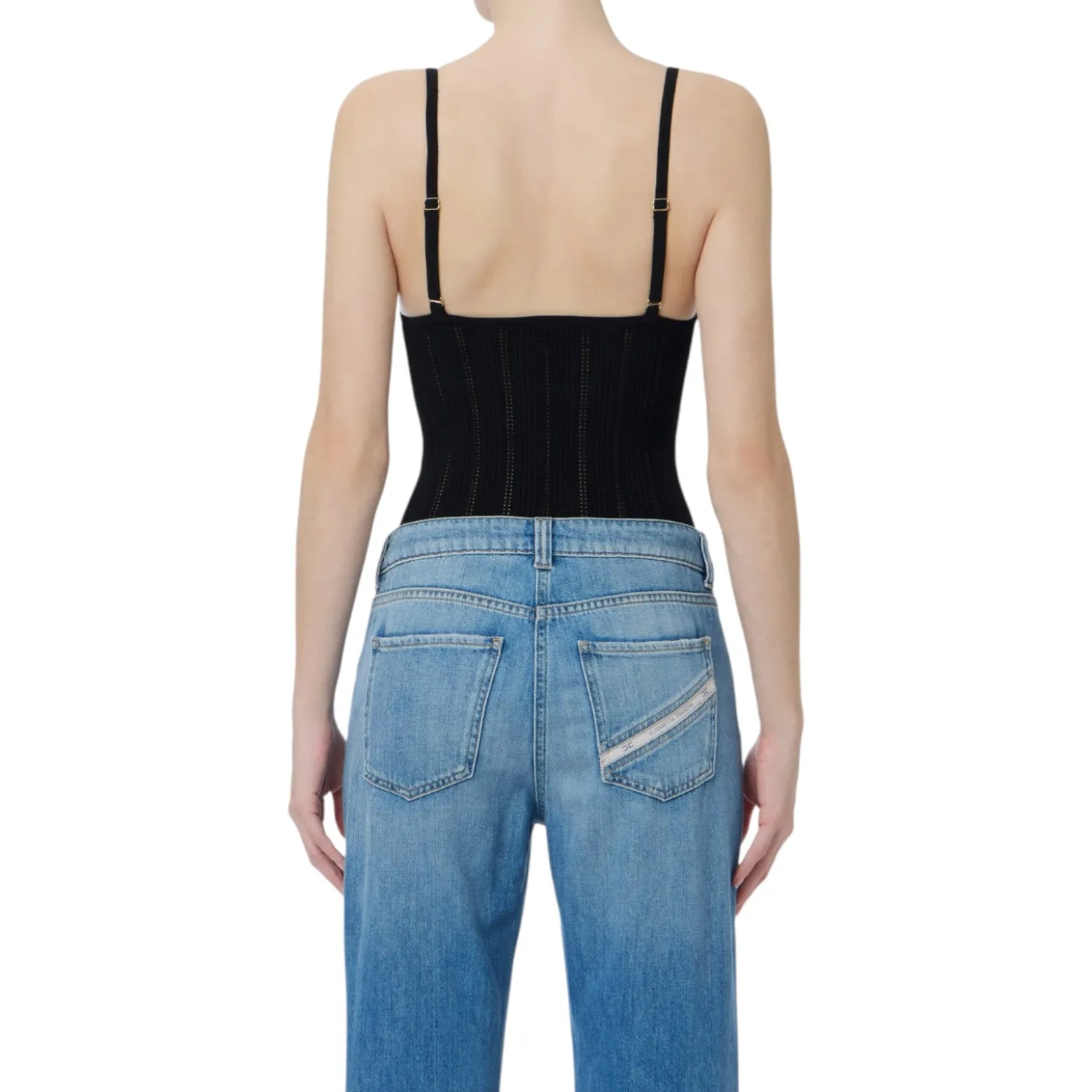 Body donna in maglia à jour