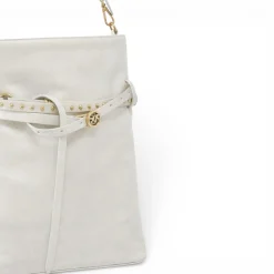Borsa a spalla media Bucket Belt Bag in pelle