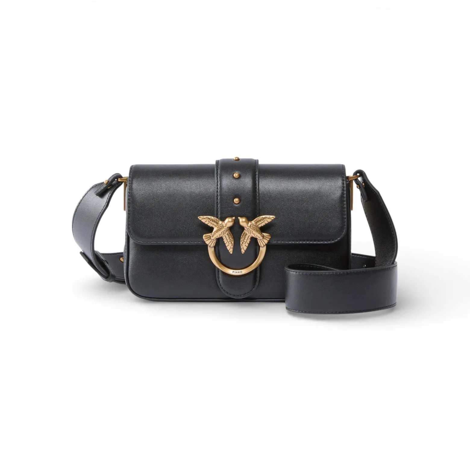 Borsa a spalla morbida Mini Love Bag in pelle