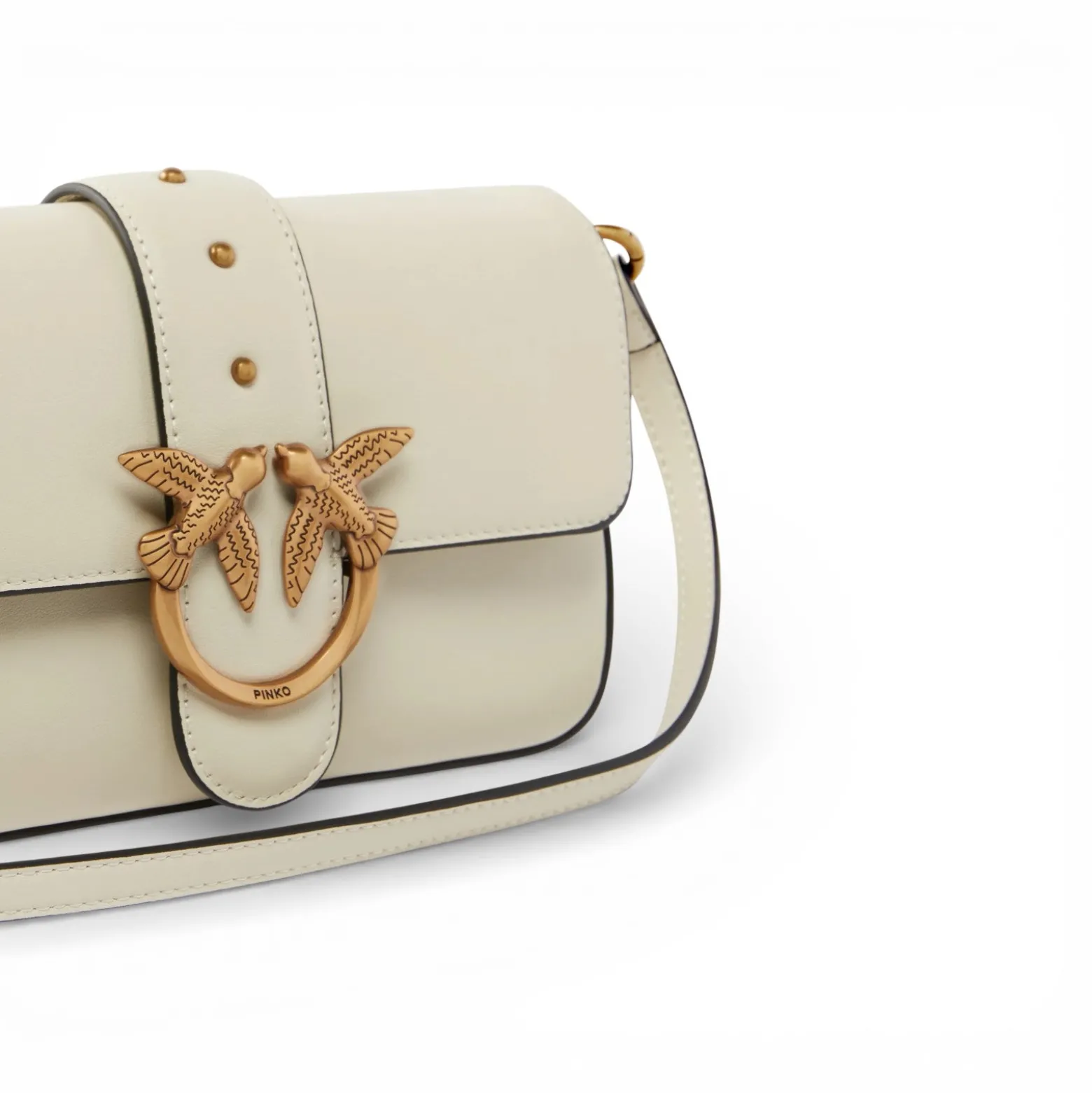 Borsa a spalla morbida Mini Love Bag in pelle