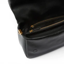 Borsa a tracolla media Love Bag Click Soft Horizontal Handle in pelle