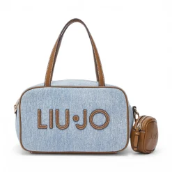 Borsa donna bowling media in denim
