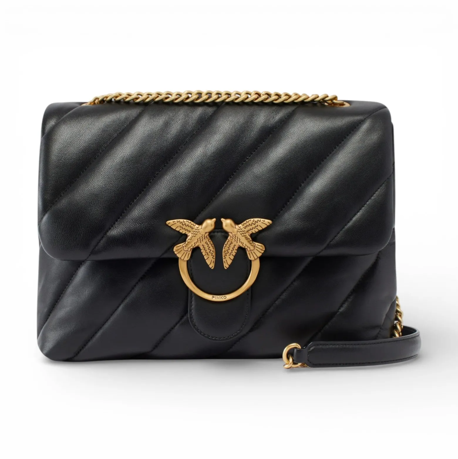 Borsa donna grande a tracolla Love Bag Puff Maxi Quilt