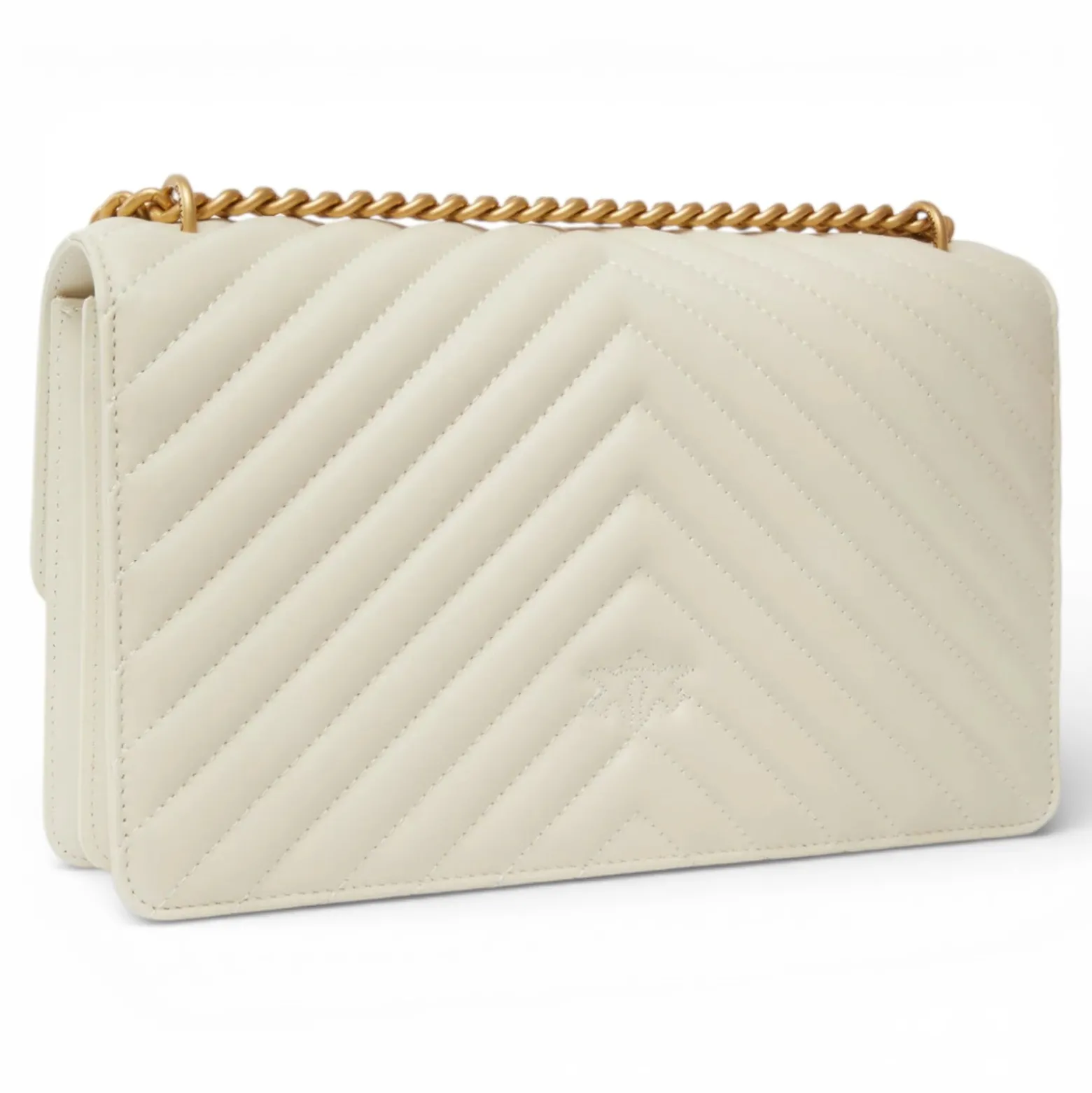 Borsa media a tracolla Love Bag One Chevron