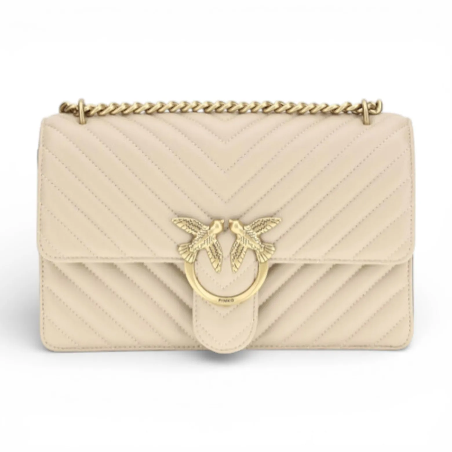 Borsa media a tracolla Love Bag One Chevron