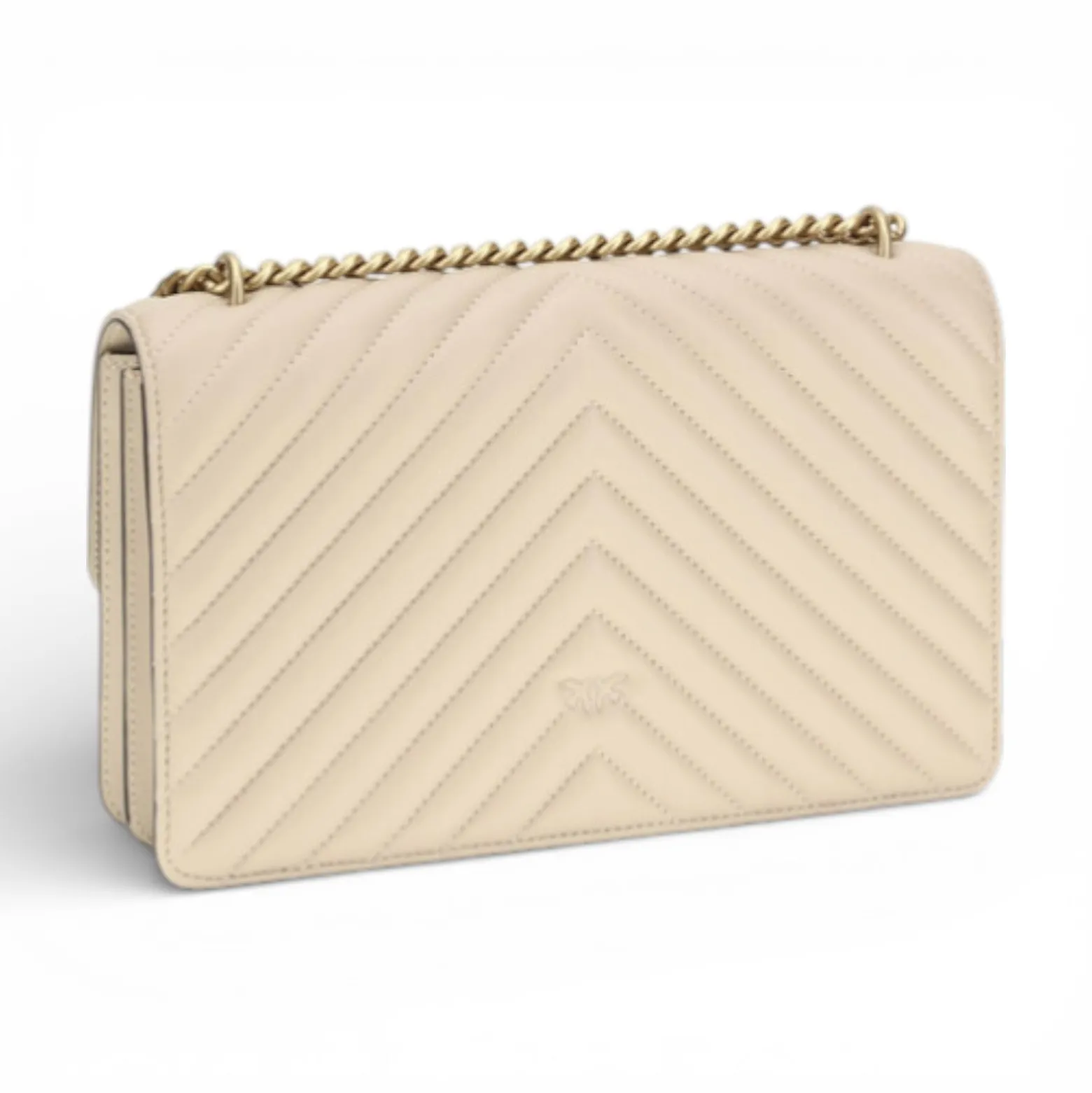 Borsa media a tracolla Love Bag One Chevron
