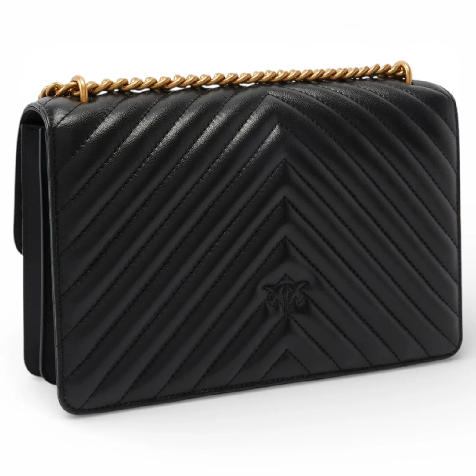 Borsa media a tracolla Love Bag One Chevron