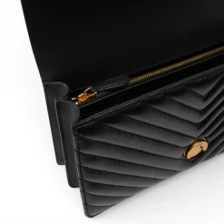 Borsa media a tracolla Love Bag One Chevron