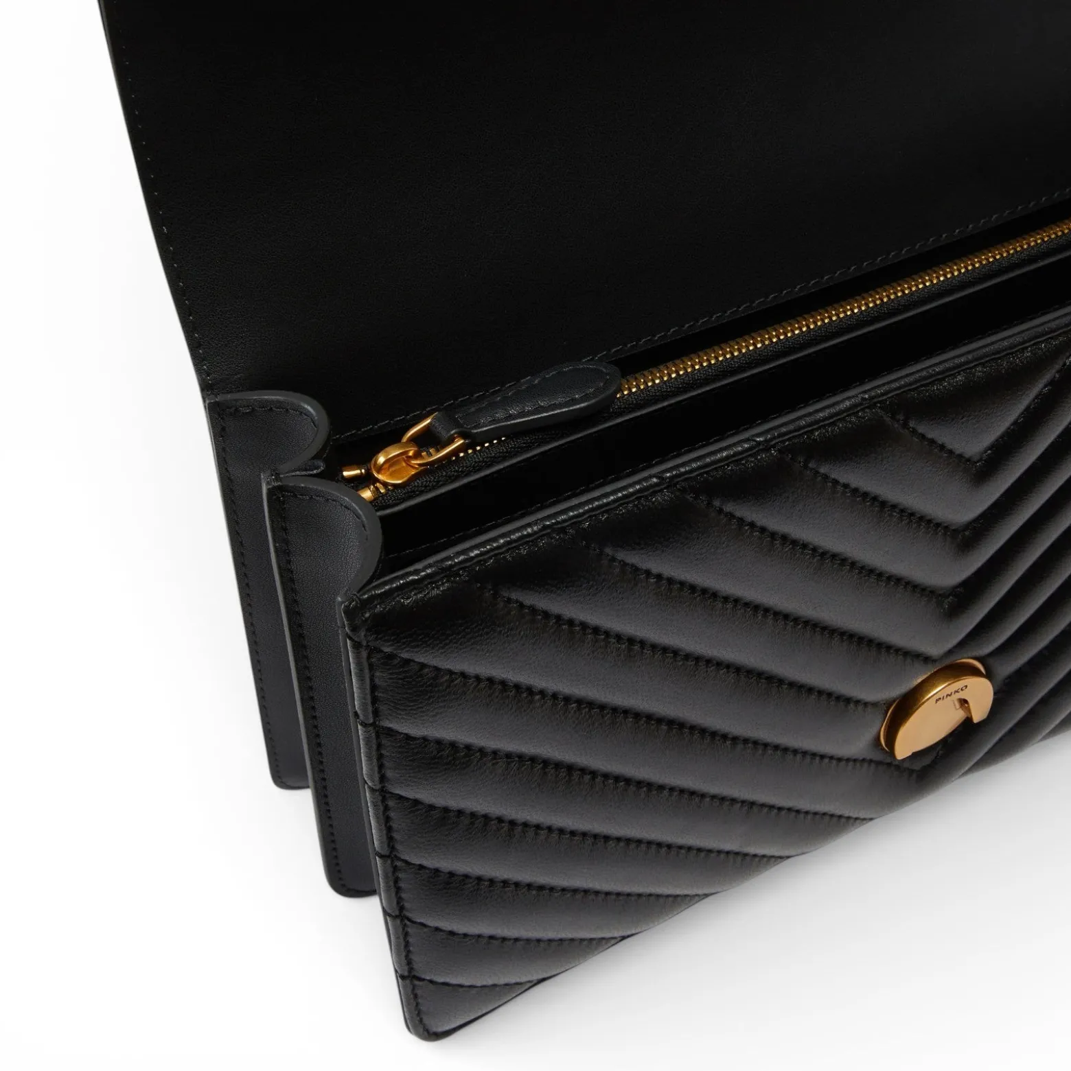 Borsa media a tracolla Love Bag One Chevron