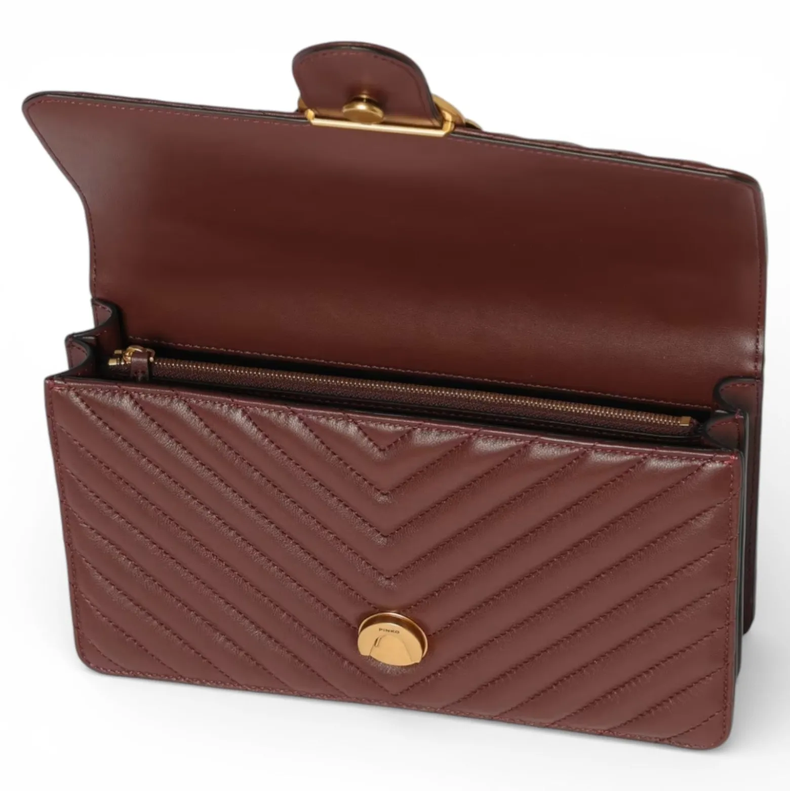 Borsa media a tracolla Love Bag One Chevron