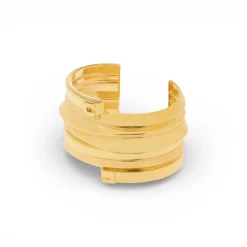 Bracciale donna rigido con dettagli logo