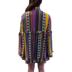 Camicia donna a strisce con stelle