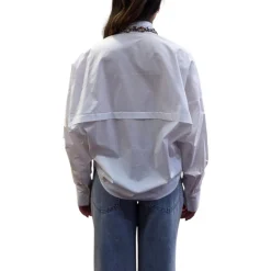 Camicia donna con cristalli