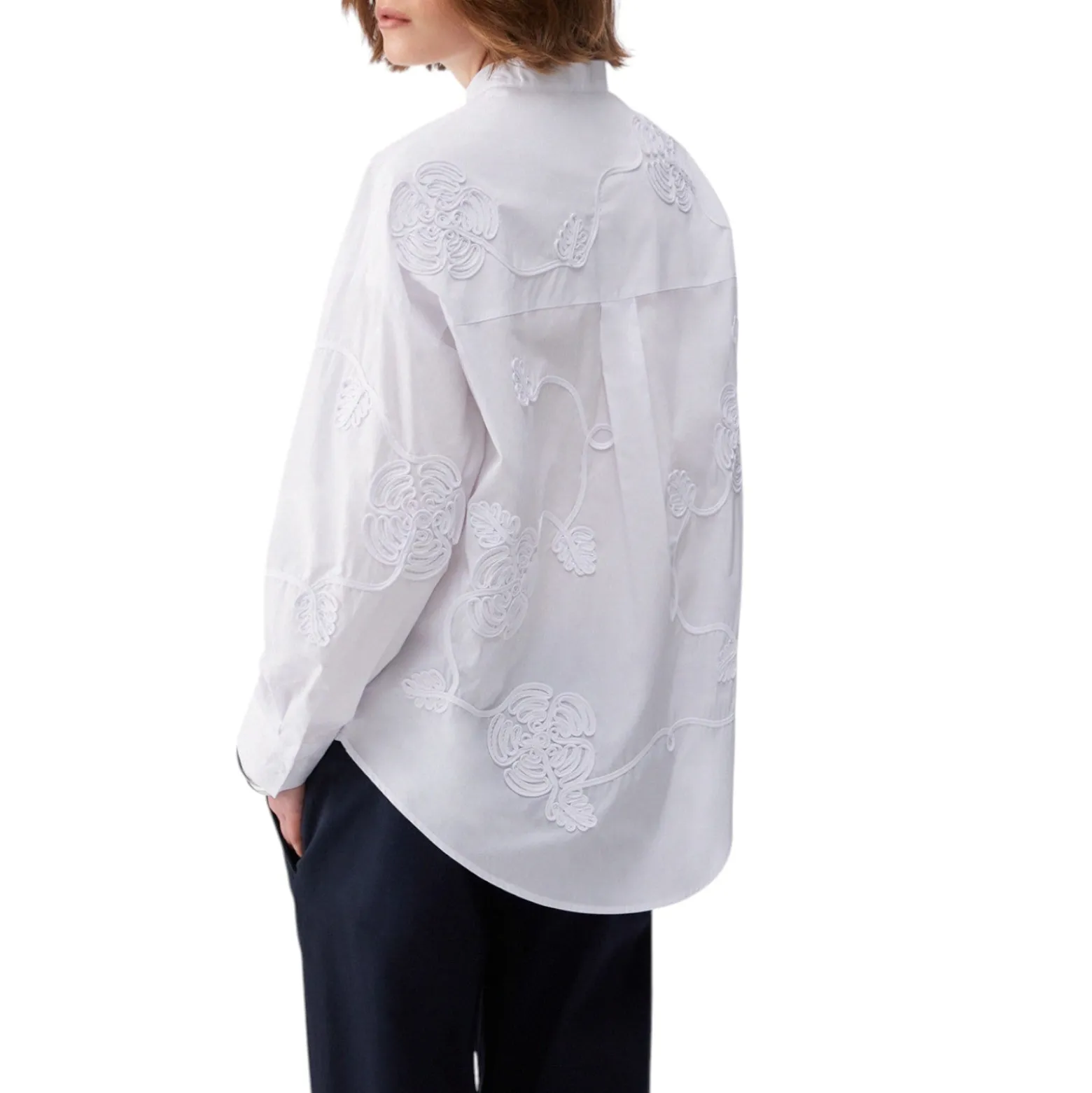 Camicia donna con ricami