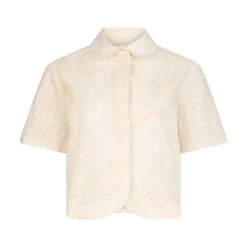 Camicia donna con ricami e paillettes