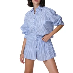 Camicia donna donna manica lunga shirting