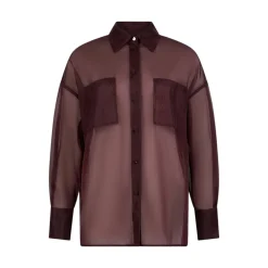 Camicia donna in organza