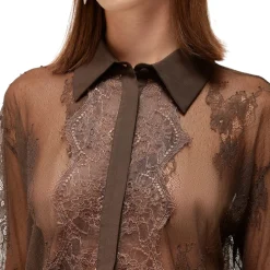 Camicia donna in pizzo