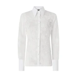 Camicia donna in tulle e pizzo