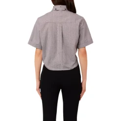 Camicia donna ricamo castoni