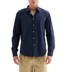 Camicia Uomo Cotone Collo Italiano QB24
