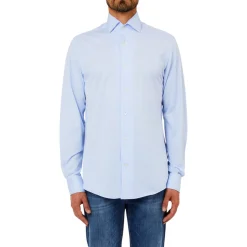 Camicia uomo in popeline