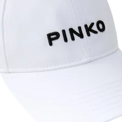 Cappellino donna con visiera e logo ricamato