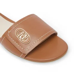 Ciabatte donna flat in pelle